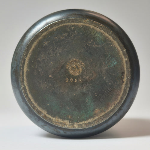 Antique Silverplate Sugar Bowl | Homan Mfg Co No. 2026 | Dark Patina Gothic Decor | Circa 1904